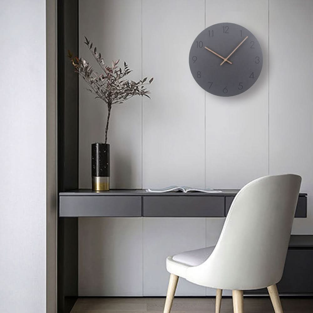 Stornfield | NordWhisper Wall Clock – Silent wall clock in Nordic design