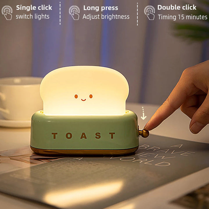USB Charging LED Bread Night Light with Dimming Function and Timer | Stornfield