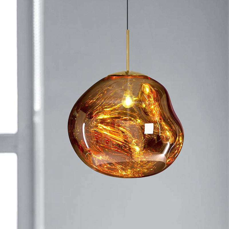 Modern Glass Ceiling Lamp - LunaLux | Stornfield