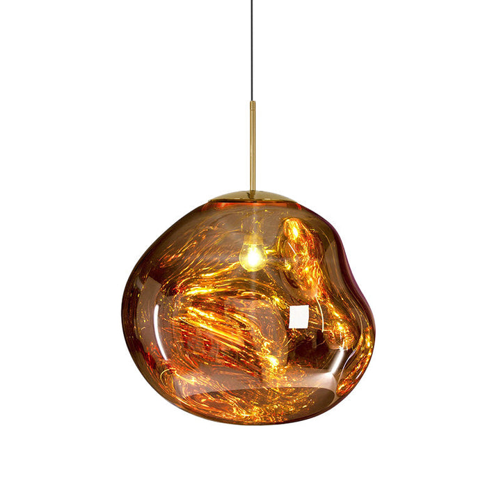 Modern Glass Ceiling Lamp - LunaLux | Stornfield