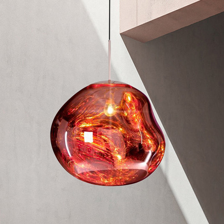 Modern Glass Ceiling Lamp - LunaLux | Stornfield