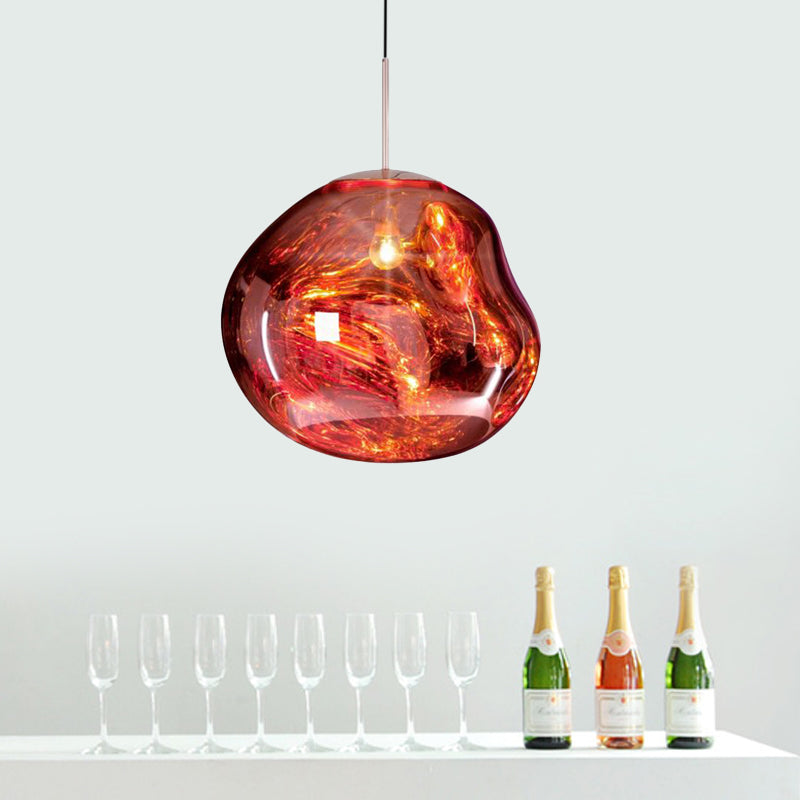 Modern Glass Ceiling Lamp - LunaLux | Stornfield