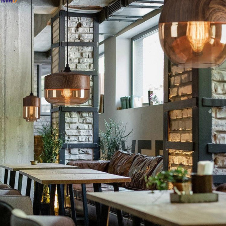Stylish Scandinavian Wooden Ceiling Lamp - NordLuna | Stornfield