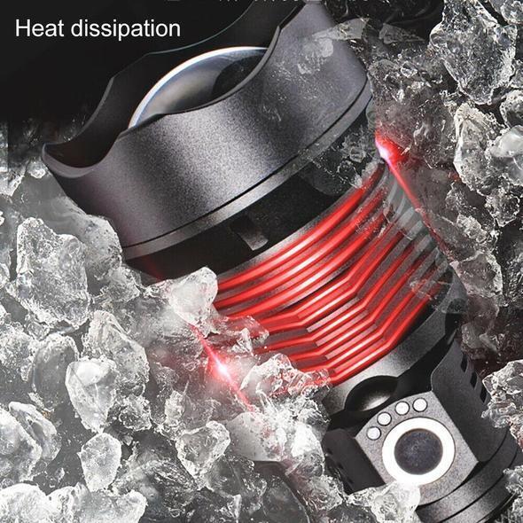 Stornfield | High Power LED Flashlight 30000-5000 Lumens, Waterproof