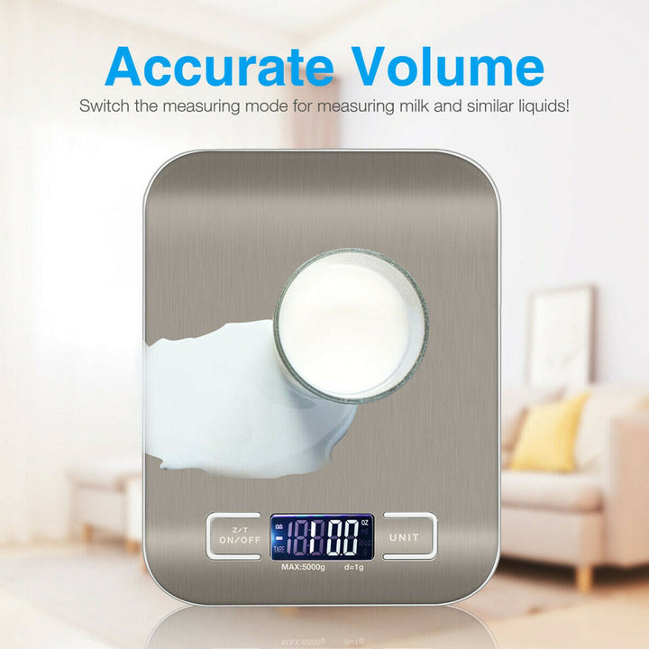 Digital kitchen scale: 5KG/11lb capacity. | Stornfield
