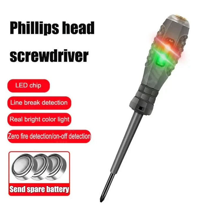 2-in-1 High Torque Strong Magnetic Screwdriver Electricity Detector Stornfield