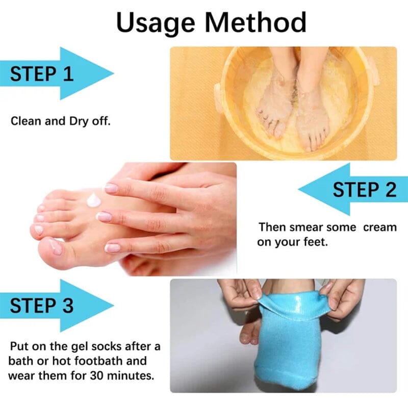 Stornfield moisturizing gel-lined socks