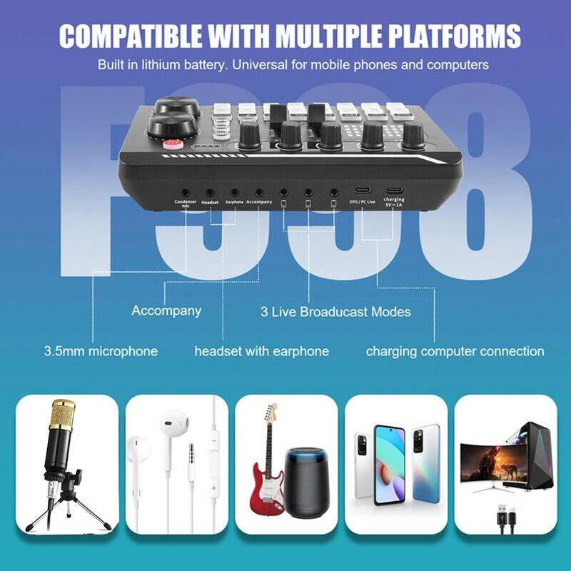 Live sound card with DJ mixer effects & voice changer | Stornfield