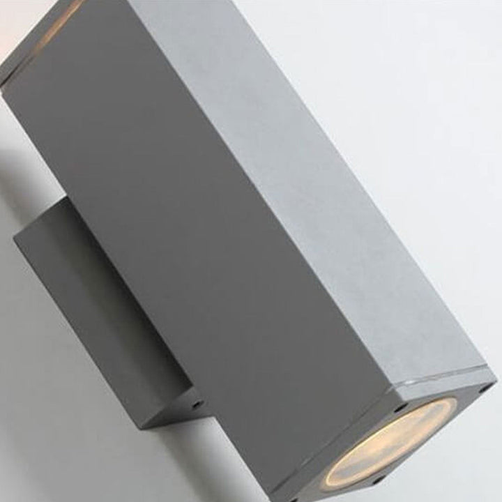 Modern Minimalist Square Column LED Luminous Outdoor Waterproof Wall Sconce Lamp | Stornfield