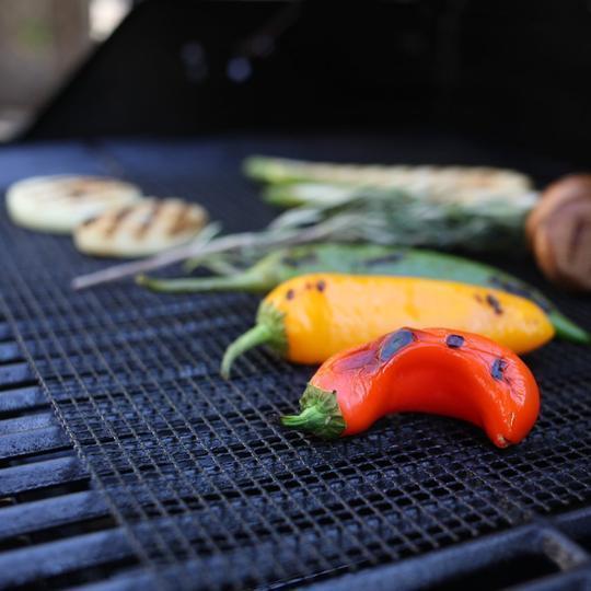 Teflon Non-stick BBQ Grill Mesh Mat for Reusable Cleaning | Stornfield
