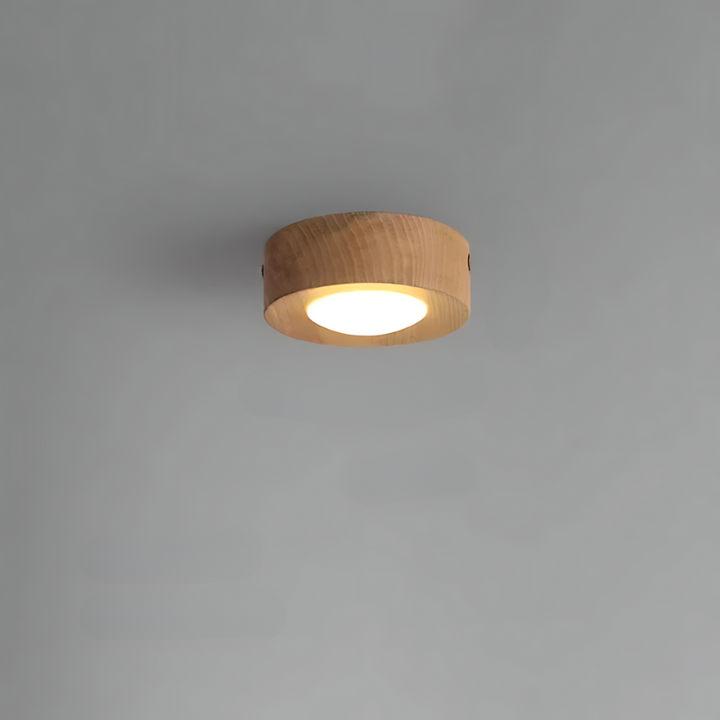 Stornfield | | Walnut Ceiling Light with LED Spot