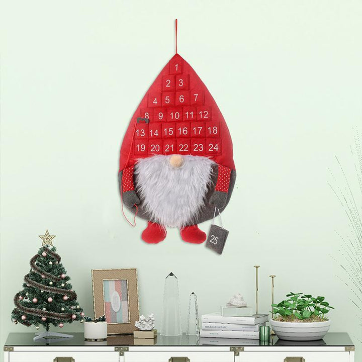 Countdown To Christmas Santa Pendant Advent Calendar | Stornfield