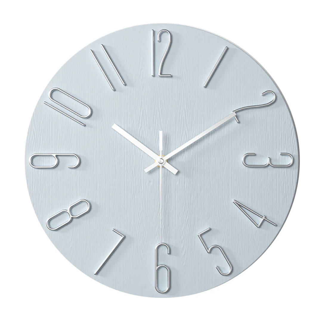 Noble Wall Clock – Modern & Silent Clock for Living Room | Stornfield
