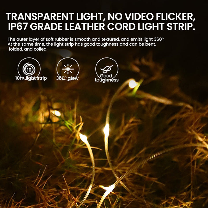Outdoor Waterproof Portable Stowable String Light 10m | Stornfield