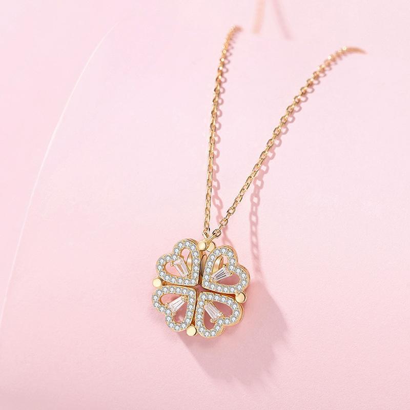 Hollow Four-Leaf Clover Necklace | Stornfield