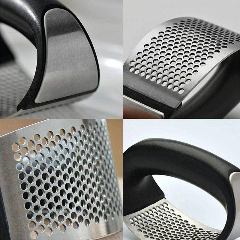 Manual stainless steel garlic press | Stornfield