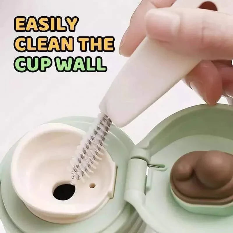 3-in-1 Bottle Lid Rubber Ring Groove Gap Cleaning Brush, Multi-Functional Bottle Gap Cleaner Stornfield