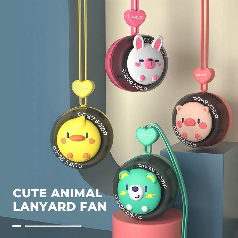 Cute Animal Lanyard Fan | Stornfield