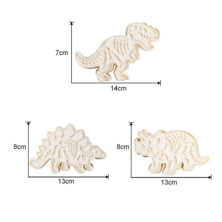 Dinosaur Cookie Molds (3-piece set) | Stornfield