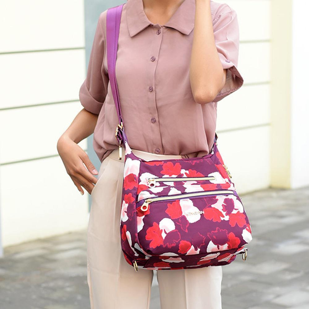 Bag with double zippers, backpack, handbag and crossbody bag | Stornfield