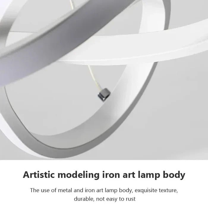 Modern LED Ceiling Lamp - WaveGlow | Stornfield