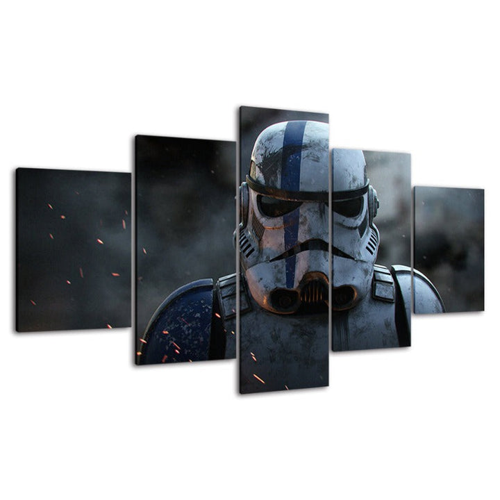 Stornfield | Stormtrooper Star Wars - 5 Piece Canvas Wall Art - High-Resolution Print