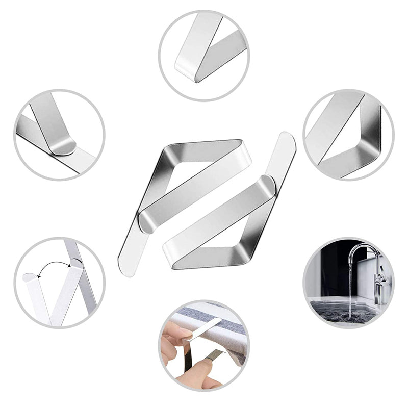 Stornfield | Stainless Steel Tablecloth Clips (Set of 4)