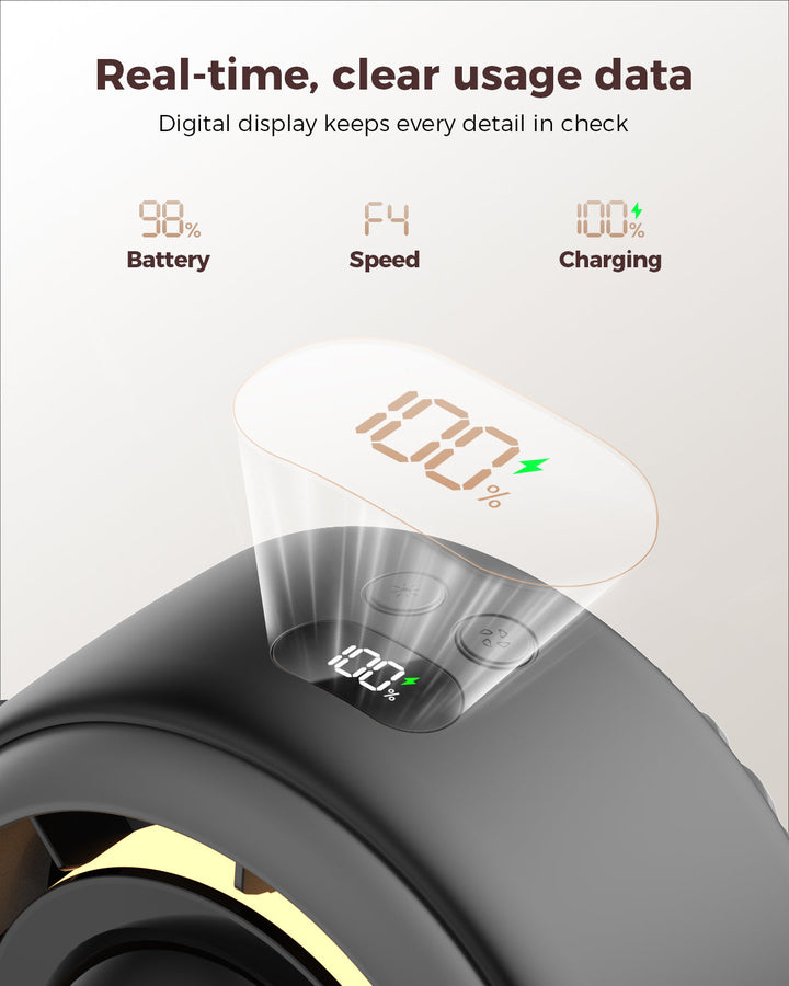 Baby Stroller Fan - 4000mAh Rechargeable 4-Speed | Stornfield