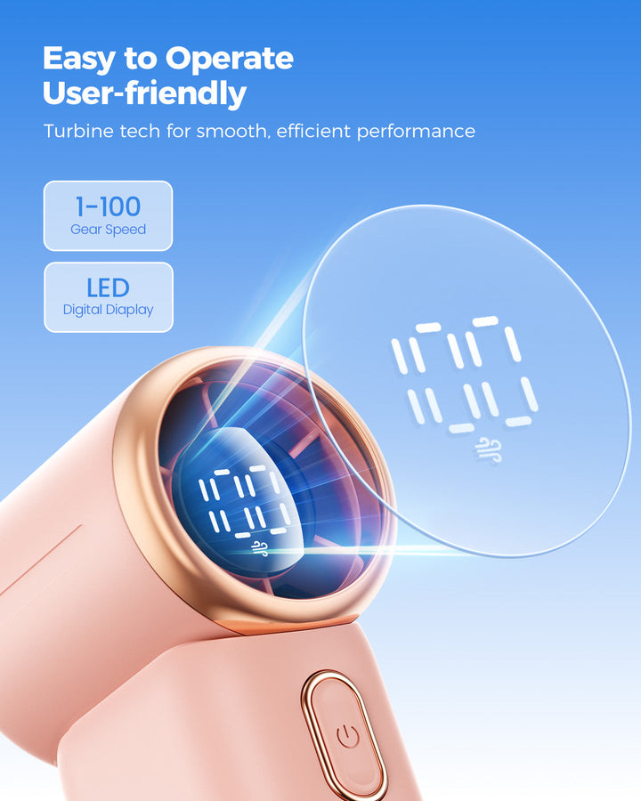 Portable Handheld Turbo Fan,High Speed Mini Fan | Stornfield