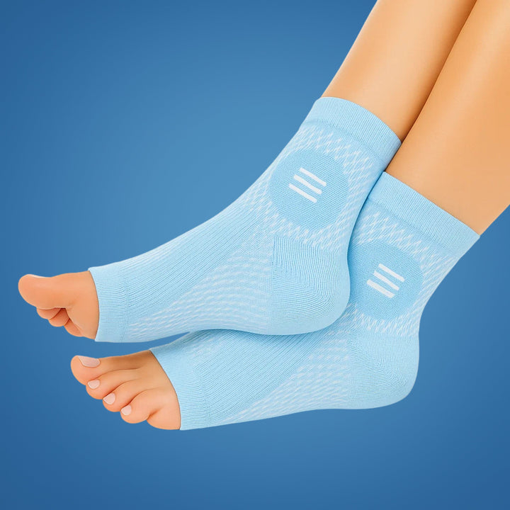 Neurowear | Neuropathy Compression Socks – 20-31mmHg Graduated – Breathable Toe-less Design – All Day Relief for Swollen Feet Stornfield