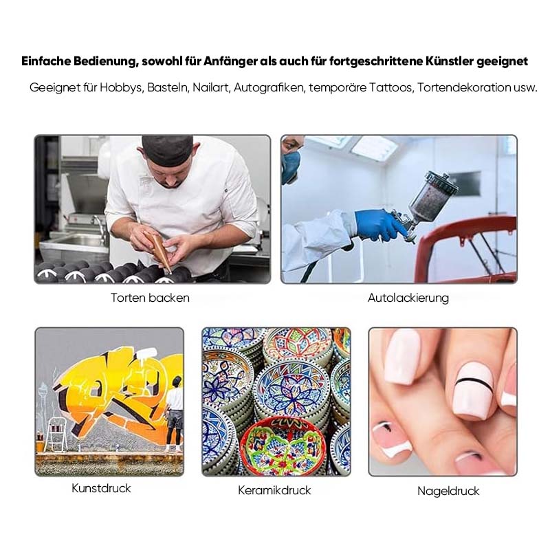 Pneumatic acrylic paint spray device for artists | Stornfield
