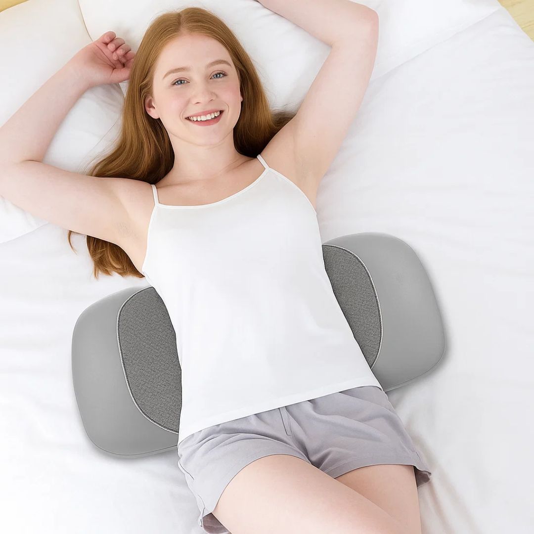 SpineEase | Lumbar Support Memory Cushion – Back Pain Relief – Breathable Cover – Ergonomic Sleep Aid Stornfield