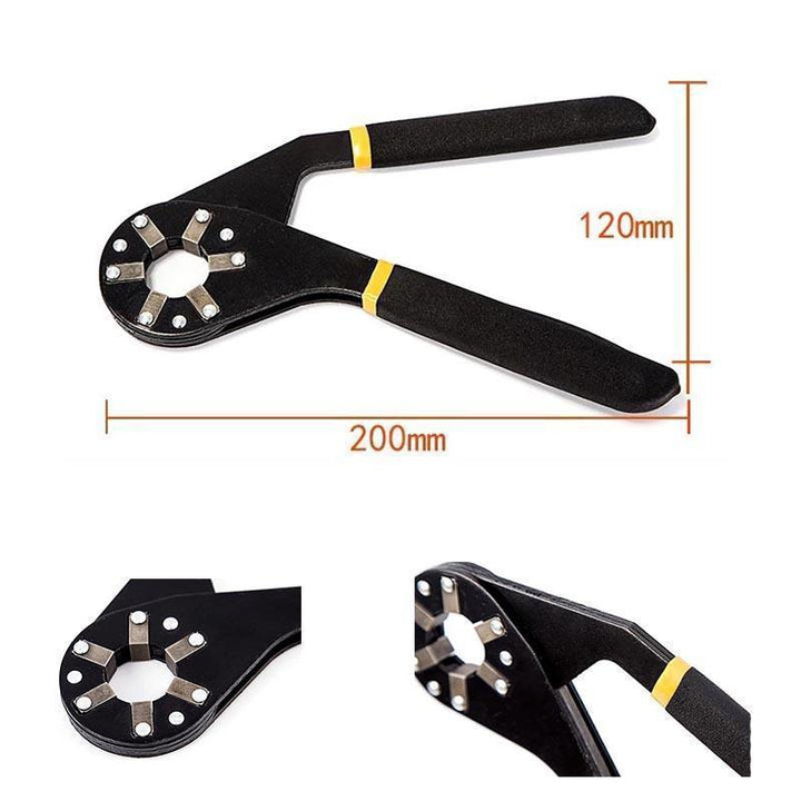 14-in-1 Logger Head Adjustable Wrench Bionic Handle | Stornfield