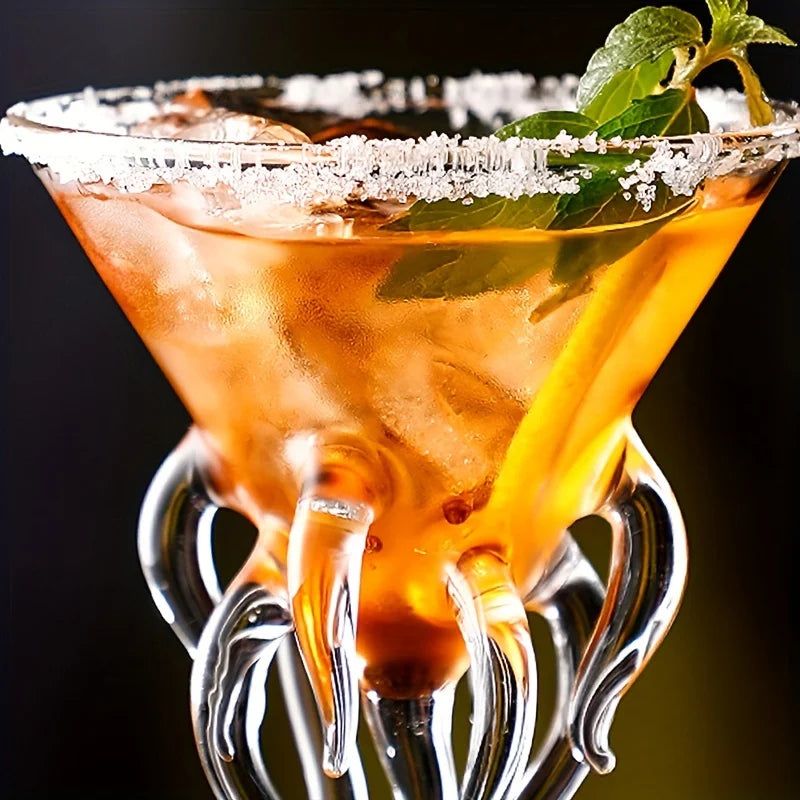Unique, octopus-inspired cocktail glass by Stornfield