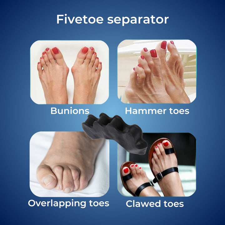 FlexAlign Toe Spacer | Toe Realignment and Pain Relief – Ideal for Bunions - Overlapping Toes - and Foot Comfort Stornfield
