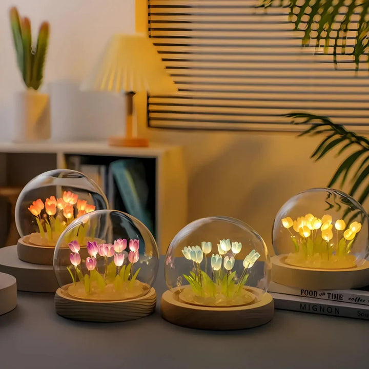 Glass Dome Tulip Light | Stornfield