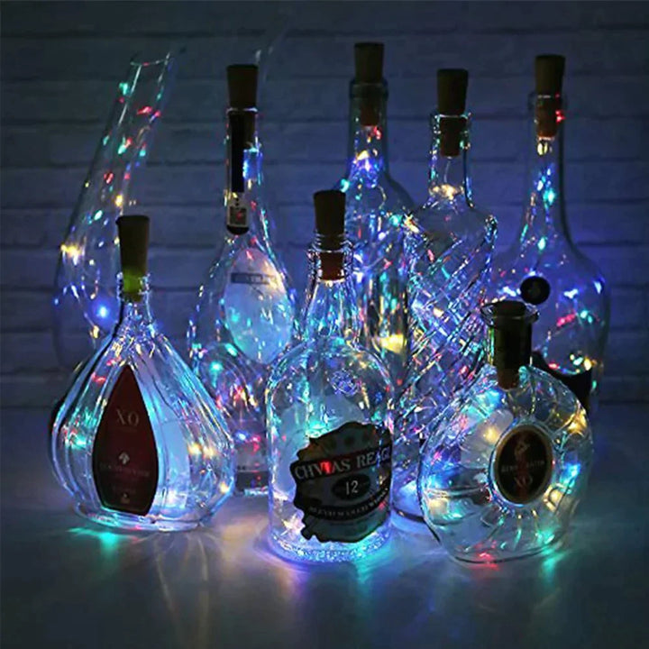 LED Wine Bottle Lights Cork Night Light DIY Decor Lift - Piece | Stornfield