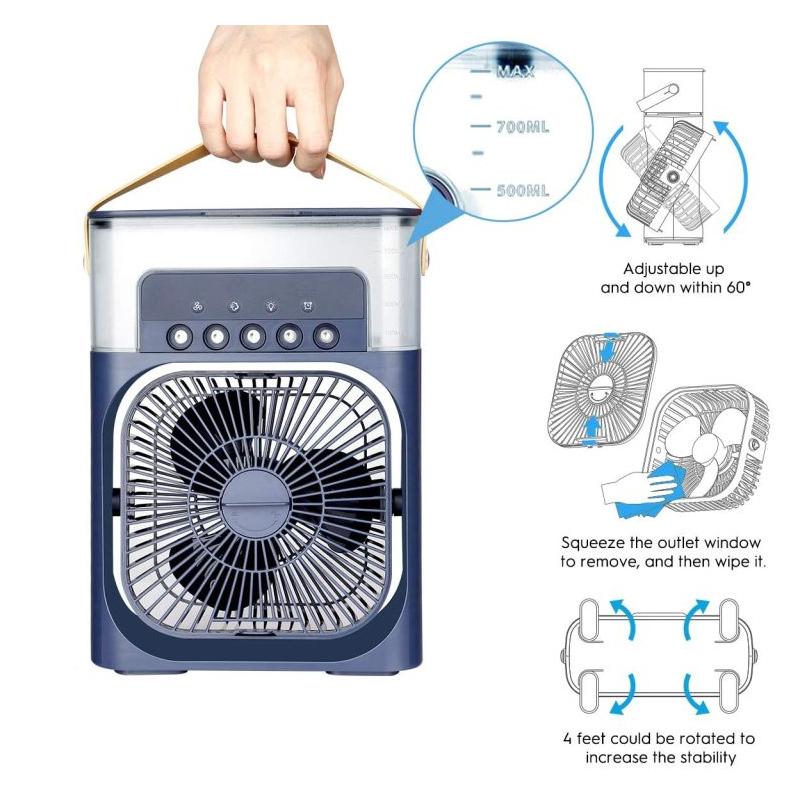 Spray Cooling Fan with Water Can | Stornfield