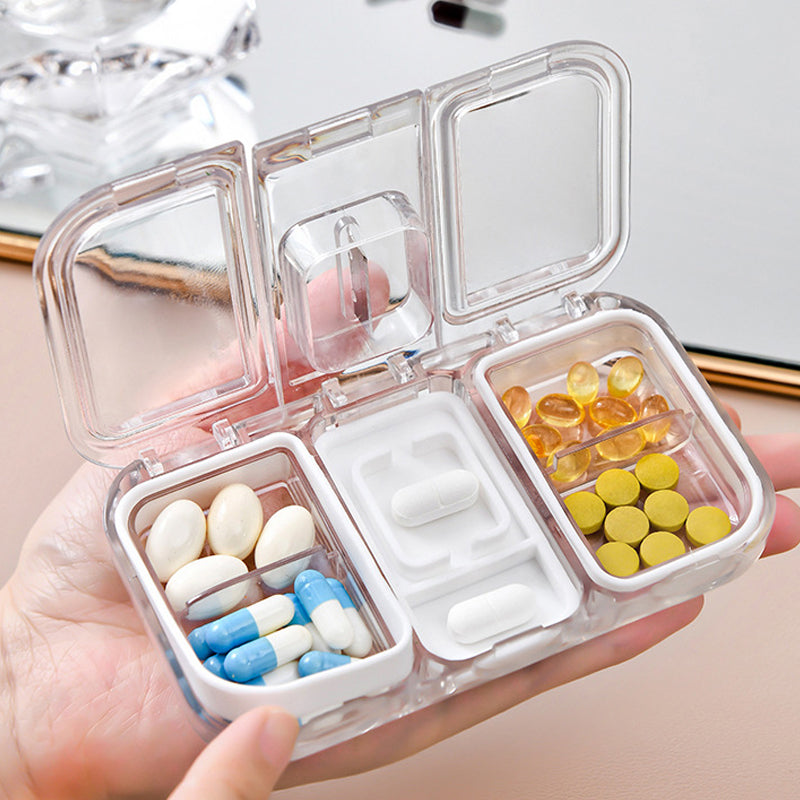 Rectangle Pill Case Organizer Container | Stornfield