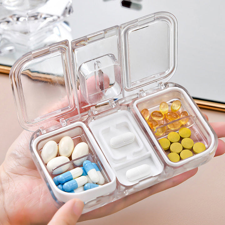 Rectangle Pill Case Organizer Container | Stornfield