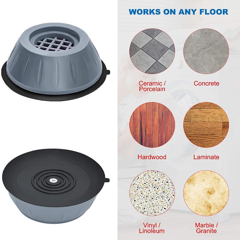 Anti-vibration washing machine support (4 pieces) | Stornfield