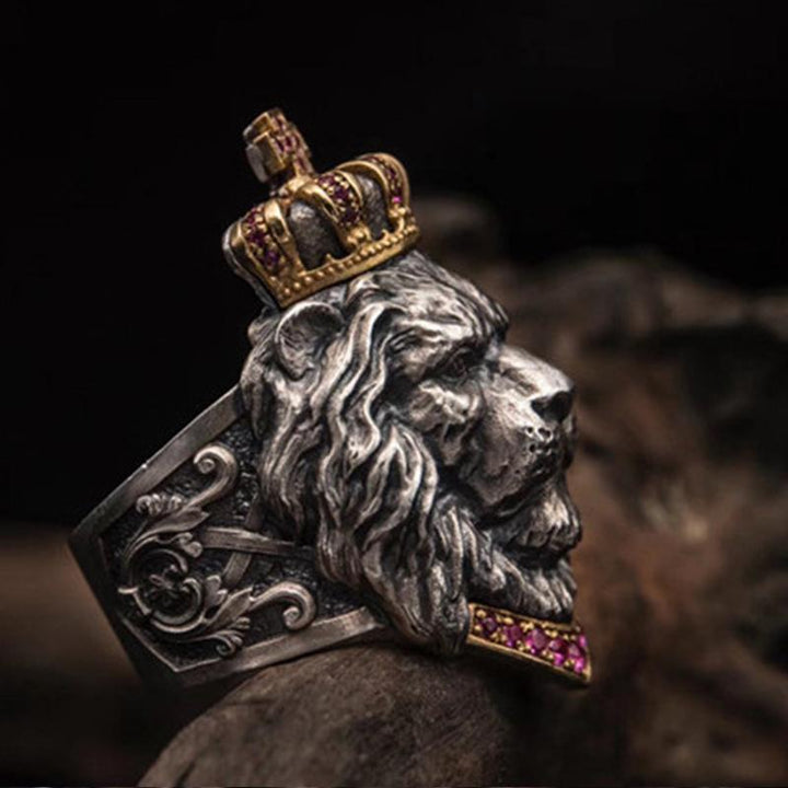 Retro Nordic Lion Shaped Ring | Stornfield