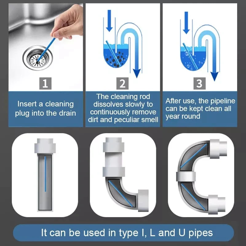 Sani Sticks Drain Cleaner - Pack Of 12 Stornfield