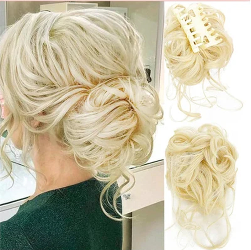 Hair bun ponytail with clip | Stornfield