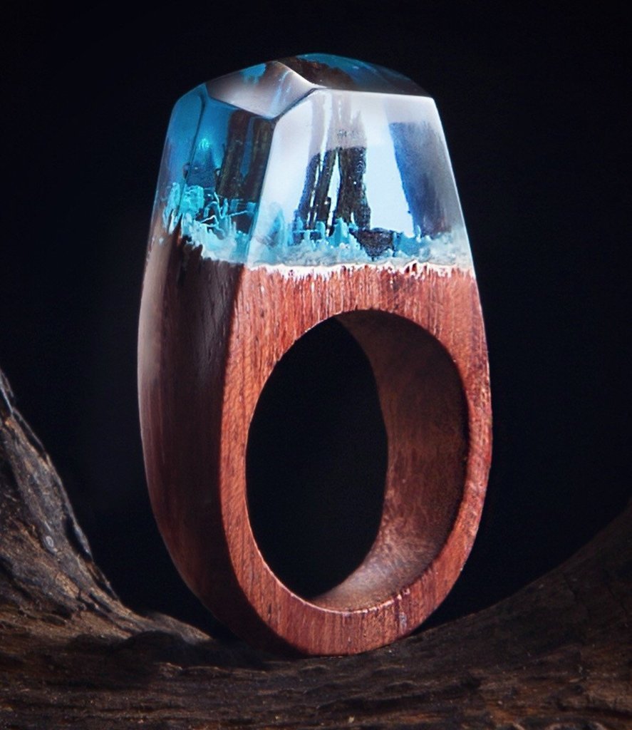 Quanta - Magic Forest Resin Ring | Stornfield