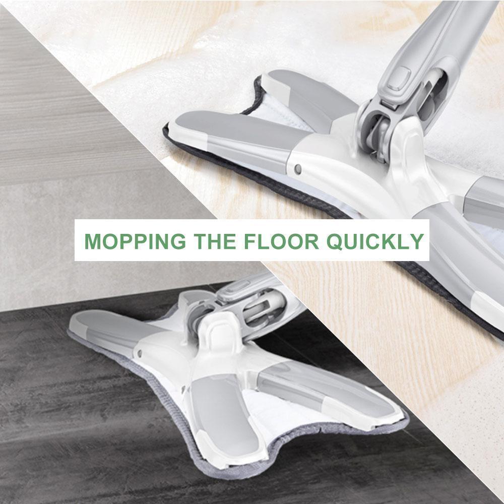 Rotatable X-shaped Hands-free Tablet Mop | Stornfield