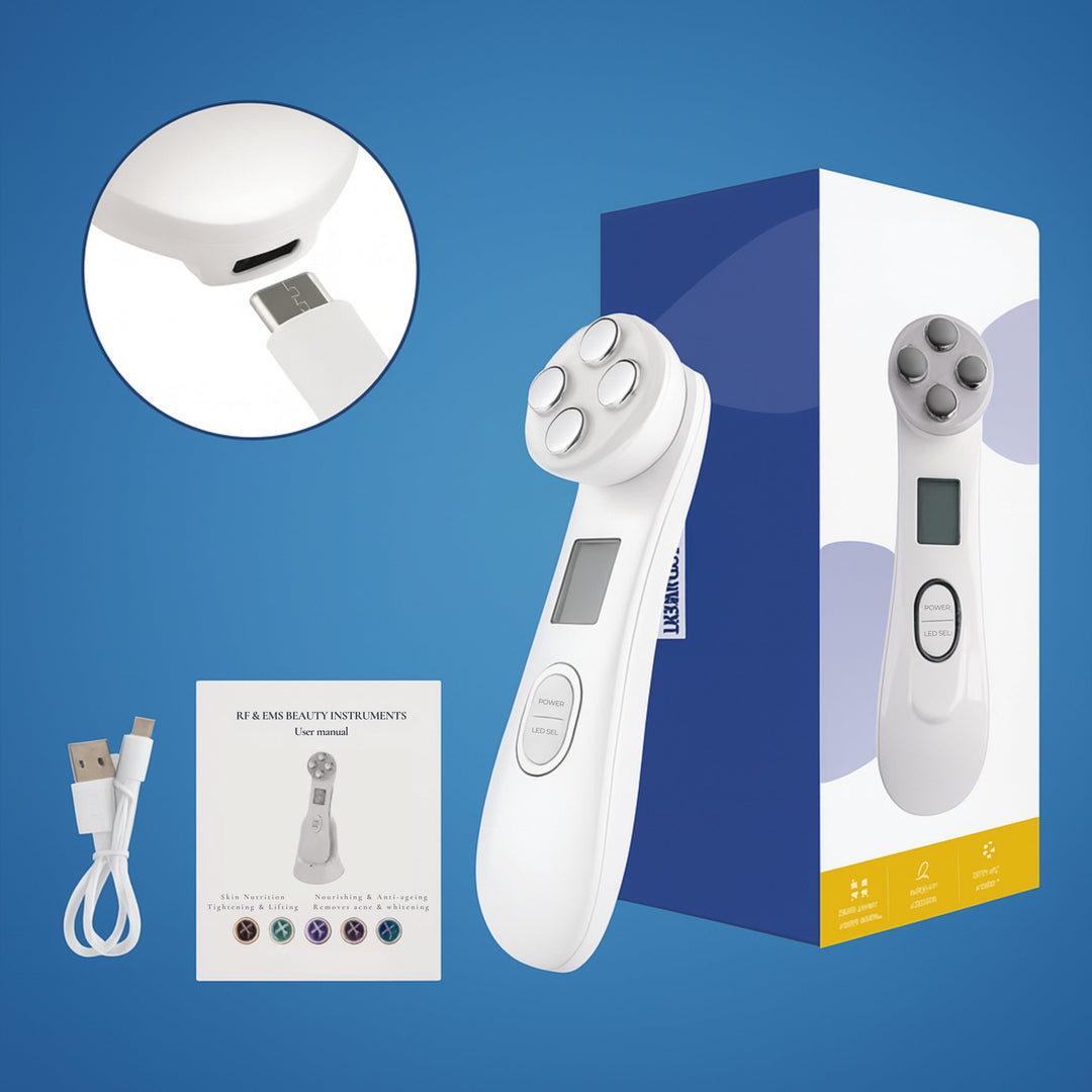 GlowBeam | LED Facial Wand - Anti-Aging Light Therapy - Lightweight Design - At-Home Skincare for All Skin Types Stornfield