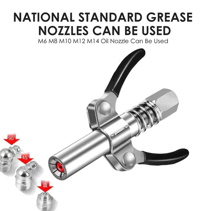 Strong lock on grease nipples | Stornfield