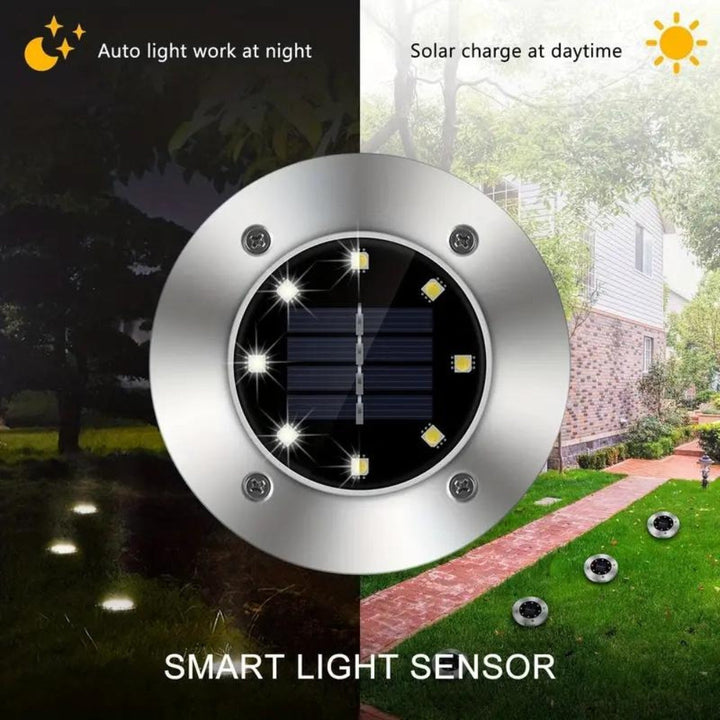 Solar Ground Lights – LED Pathway Lamps for Garden | Stornfield
