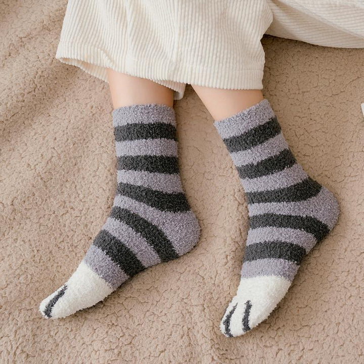 Stornfield | Fluffy Fuzzy Cat Claw Socks